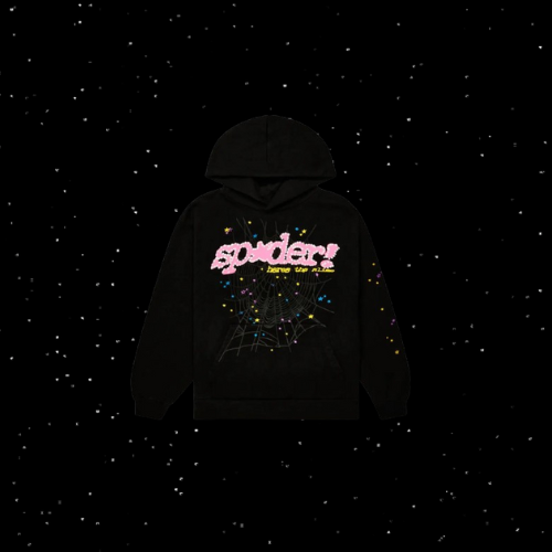 Black 1:1 Sp5der Hoodie