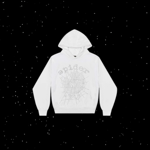 White 1:1 Sp5der Hoodie