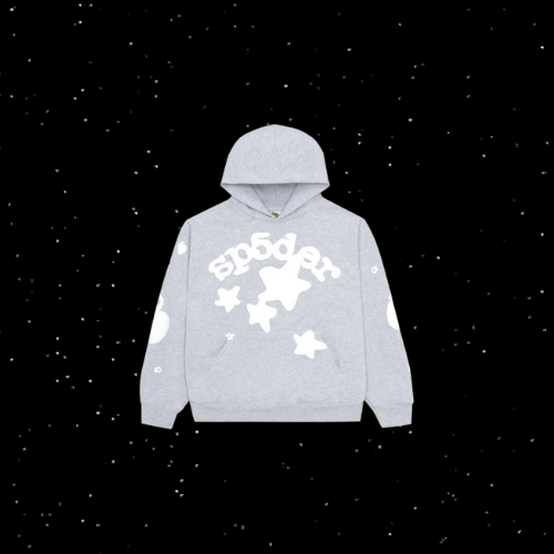 Grey 1:1 Sp5der Hoodie